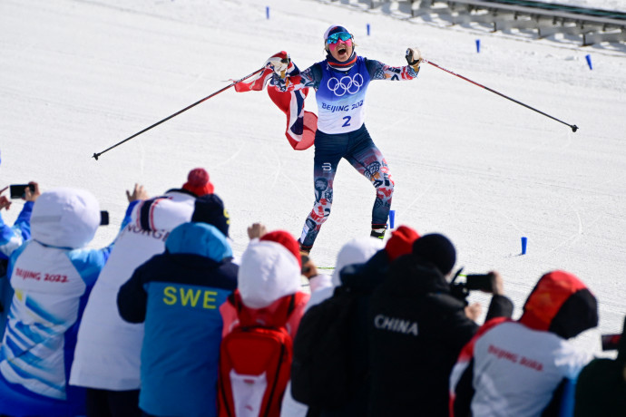 Aranyéremrekordig repítette Norvégiát legjobb női sífutójuk az olimpián