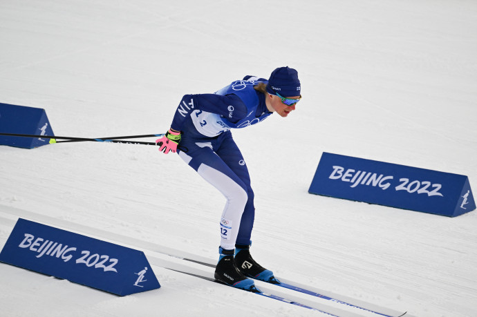 Remi Lindholm a pakingi téli olimpián – Fotó: MU YU / Xinhua News Agency