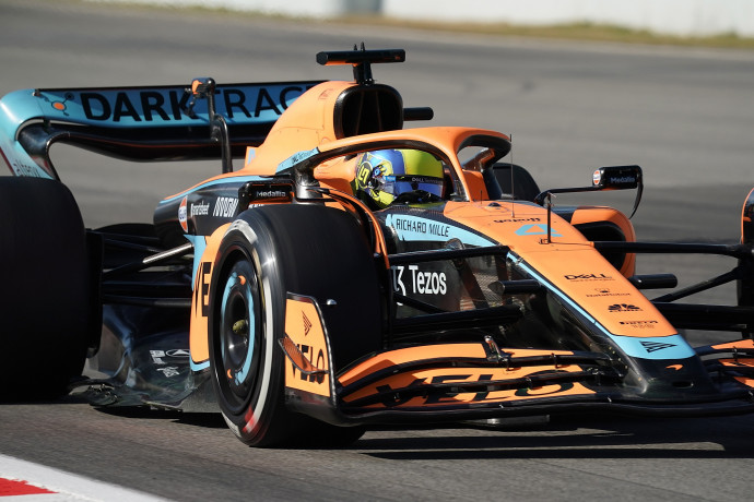 A McLaren első felfüggesztése – Fotó: Hasan Bratic / DeFodi / via Getty Images