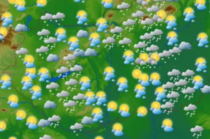 Teljesen normális, hogy az ország felében havazik, hiszen holnap már március van