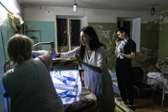 Várandós nők a föld alatt, a kijevi kórház pincéjében hozzák világra kisbabájukat