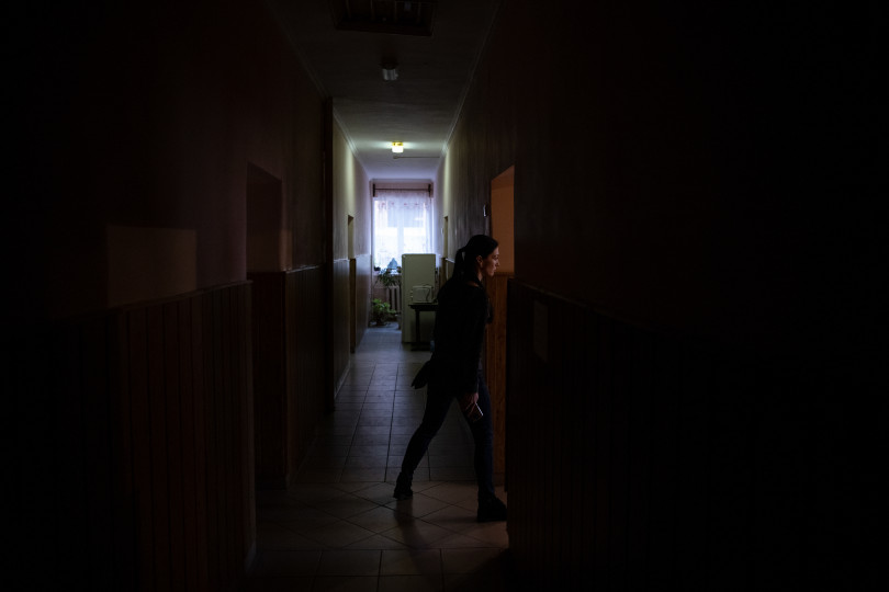 A Beregszászi Bethlen Gábor Magyar Gimnázium kollégiumi szobáiból ideiglenes menekültszállást alakítottak ki