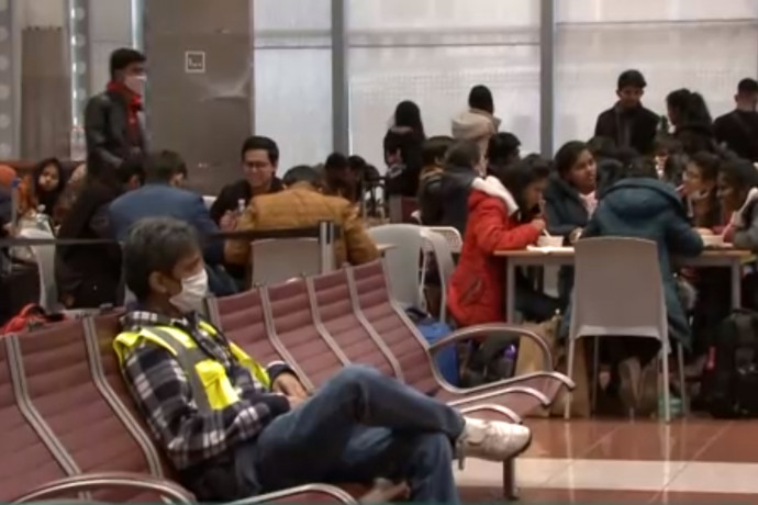 Újranyitották a Liszt Ferenc repülőtér 1-es terminálját, innen tudnak továbbutazni az ukrajnai menekültek