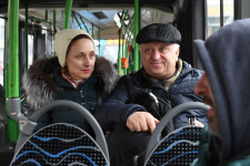 Galina Donyeckben élt és oroszul beszél, Volodimir kijevi ukrán, most együtt menekültek Magyarországra