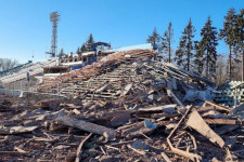 A volt Jurij Gagarin-stadiont is lebombázták az oroszok Csernyihivben