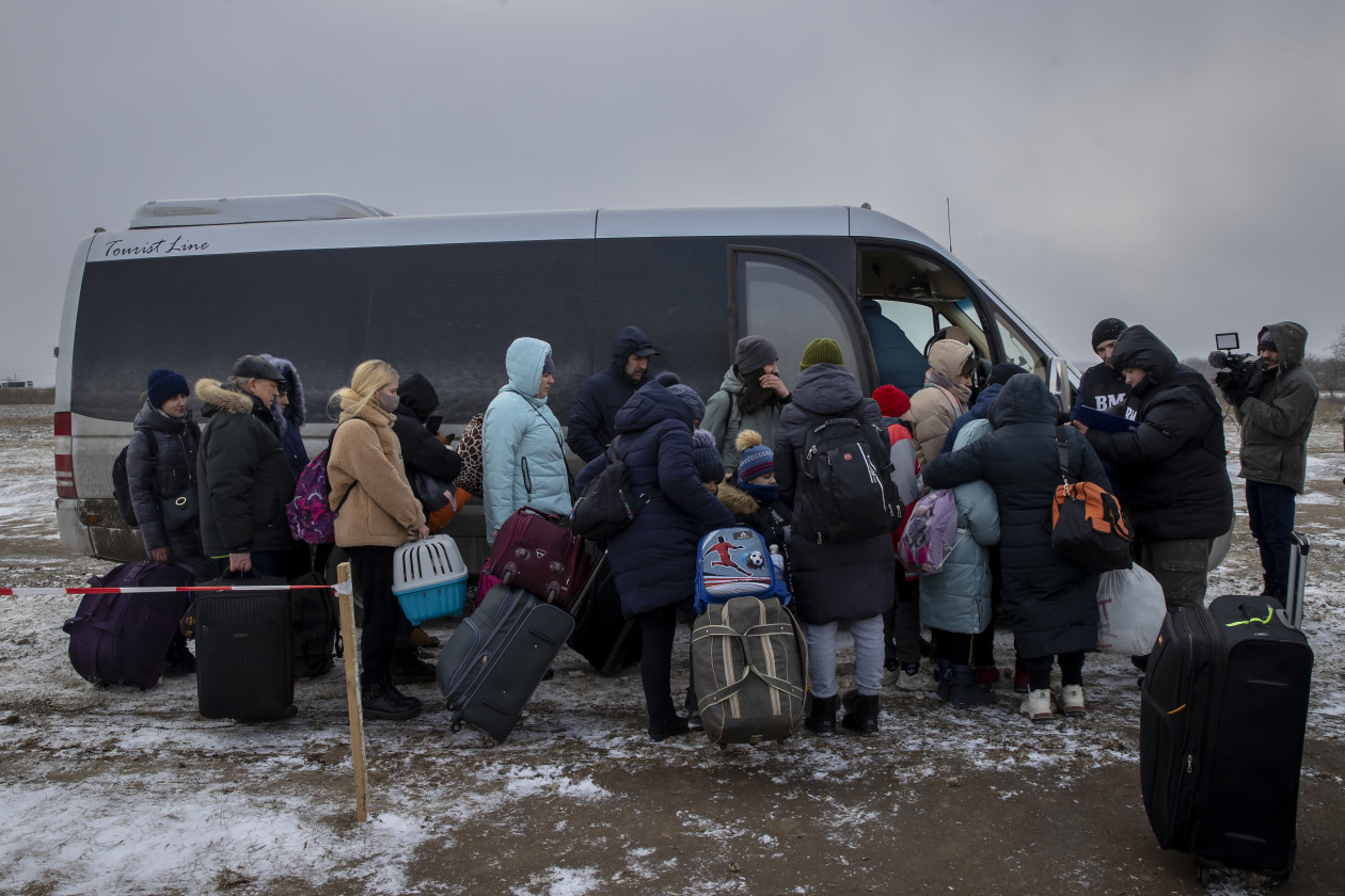  Menekülttábor a moldovai Palancánál, az ukrán határ közelében – Fotó: Huszti István / Telex