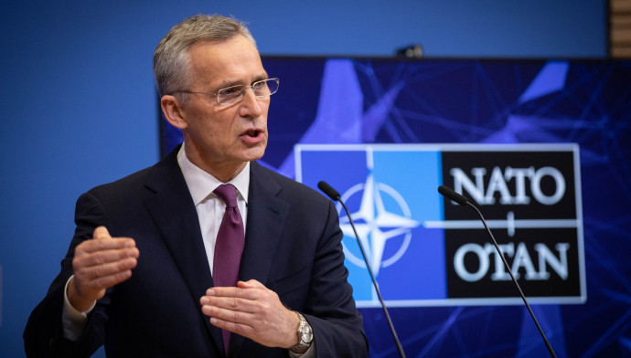 Jens Stoltenberg NATO-főtitkár Brüsszelben 2022. március 4-én – Fotó: EyePress News / EyePress via AFP
