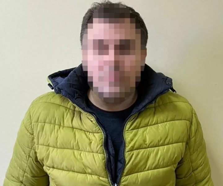 Az egyik őrizetbe vett orosz férfi – Forrás: ukrajnai Állami Nyomozó Iroda (DBR)