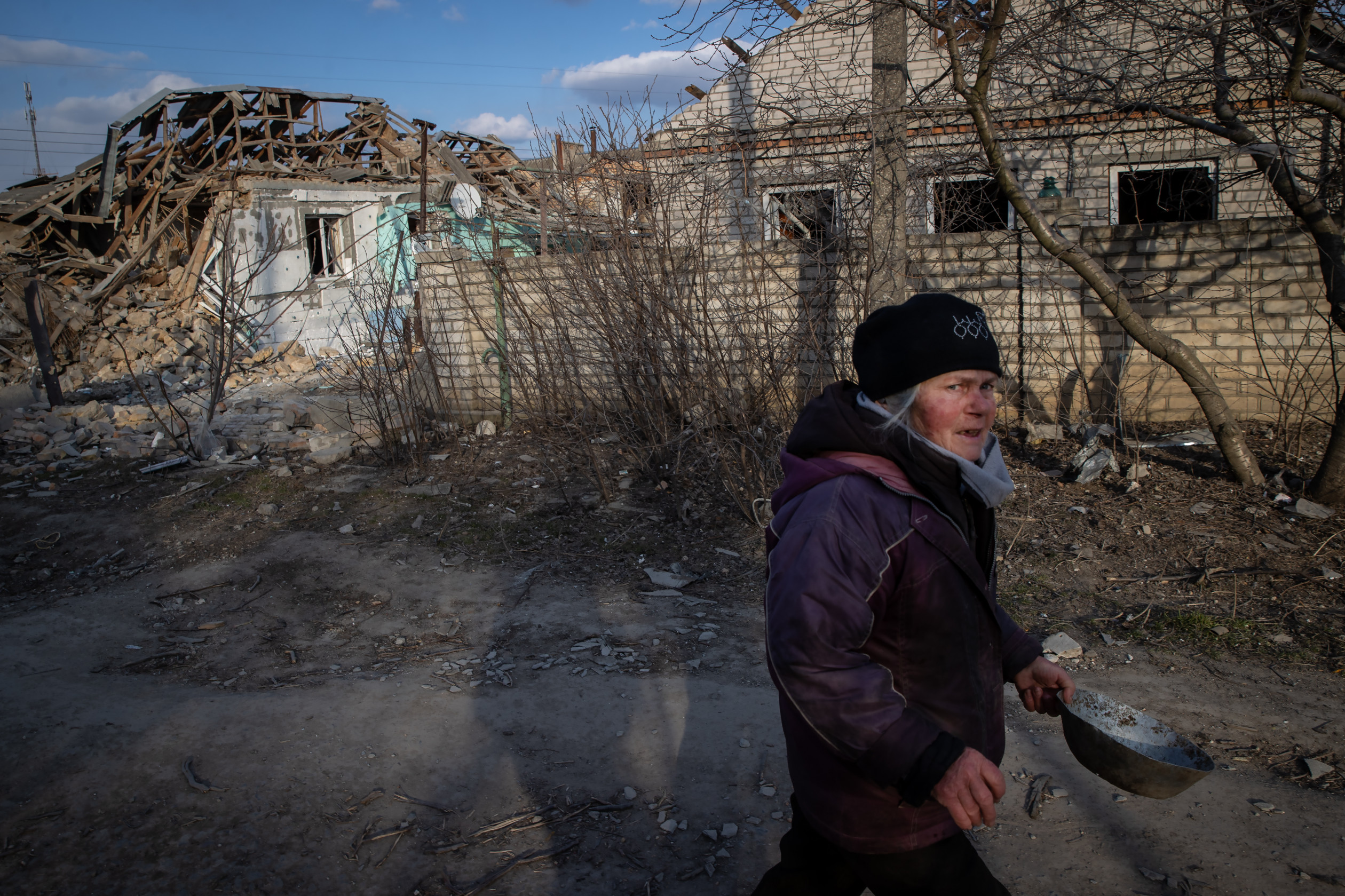 Ternivka, Mikolajiv külterülete, ahol a múlt héten több lakóház megsemmisült egy orosz rakétacsapásban – Fotó: Huszti István / Telex