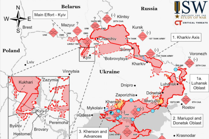 Az ukránok megállították az orosz inváziót, állóháború alakult ki a front legnagyobb részén