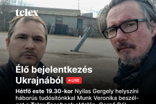 Élőben jelentkezik Nyilas Gergely, a Telex Ukrajnában dolgozó tudósítója