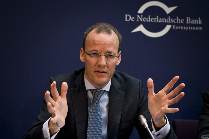 Klaas Knot, a Holland Nemzeti Bank (DNB) elnöke – Fotó: Ilvy Njiokiktjien / ANP / AFP