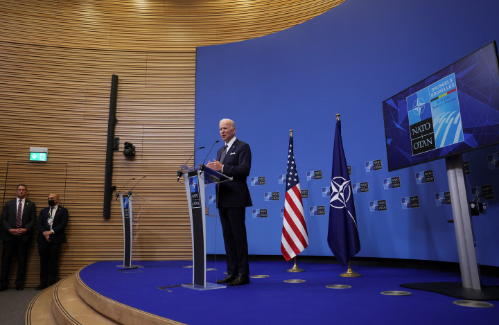 Biden a csütörtöki sajtótájékoztatón – Fotó: Evelyn Hockstein / Reuters