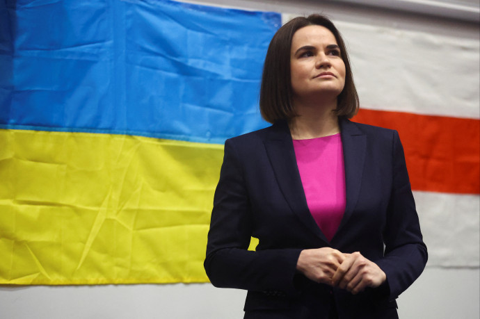 Félelem nélkül állnak ki a belaruszok Ukrajna mellett, mondta Bidennek a belarusz ellenzéki vezető