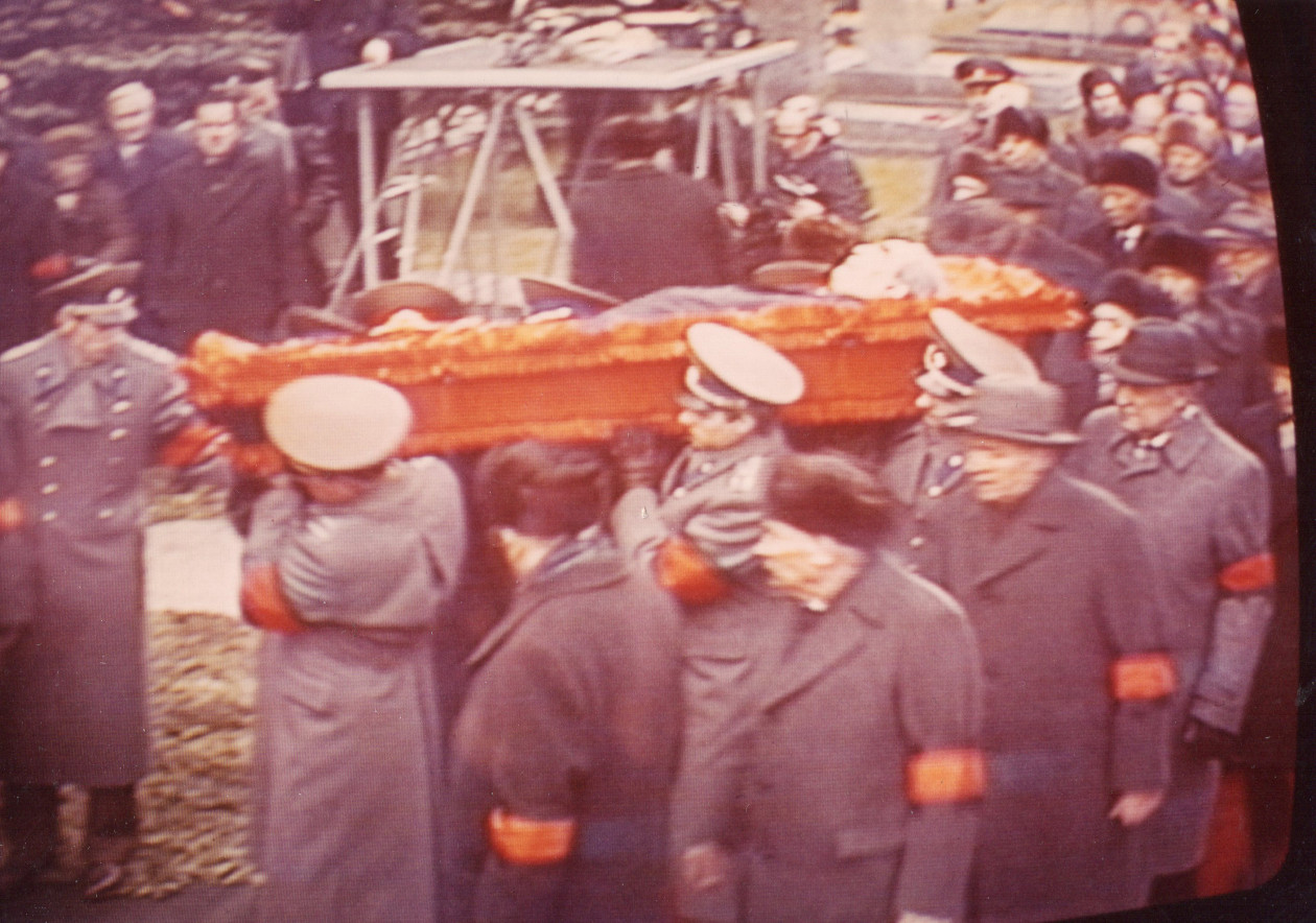 Leonyid Iljics Brezsnyev temetése 1982 novemberében – Fotó: Hórusz Archívum / Kardos Sándor