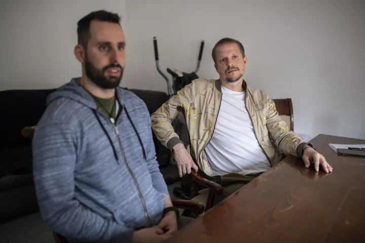 Földényi Roland főleg szenvedélybetegekkel, Sudár Zsolt hátrányos helyzetű gyerekekkel foglalkozott korábban – Fotó: Bődey János / Telex