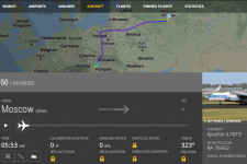 Orosz repülőgép szállt le szerda délelőtt Pápán