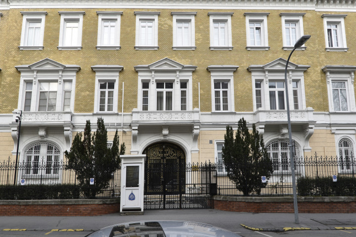 Az Oroszországi Föderáció Nagykövetségének épülete 2021 márciusában – Fotó: Róka László / MTI