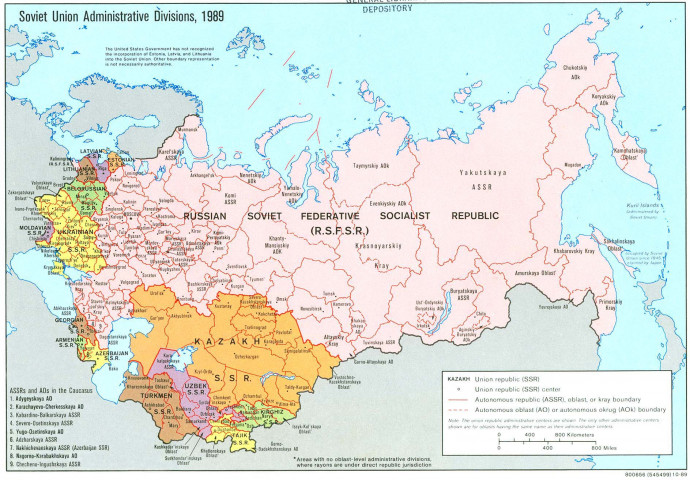 A Szovjetunió – Forrás: : https://hu.wikipedia.org