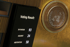 Ukrajna hálás az ENSZ-javaslatot támogató országoknak, Oroszország szerint illegális döntés született