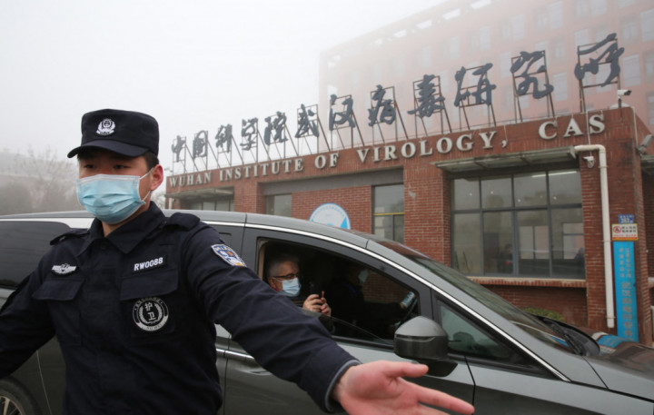 A delegation from the WHO arrives at the Wuhan Institute of Virology in February 2021 – Photo: Koki Karaoke / Yomiuri
