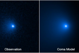 A valaha észlelt legnagyobb, 130 kilométer átmérőjű üstökös tart a Naprendszer belseje felé