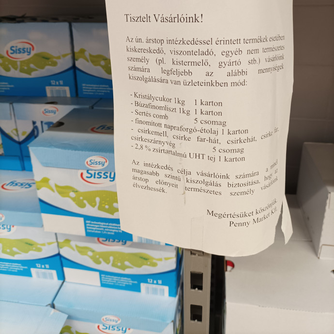 Magyar boltok 2022 tavaszán: áruhiány, mennyiségi korlátozás és 20 százalék feletti drágulás