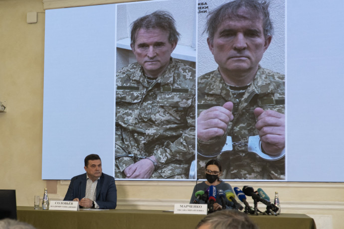 Medvedcsuk felesége szerint megverték a férjét az ukránok