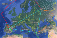 Mintha megkerülte volna a fél világot, akkora utat tett meg egy diplomataszállító orosz járat három európai város között