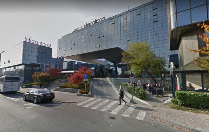 A Hotel International épülete Zágrábban. Fotó: Google/Utcakép