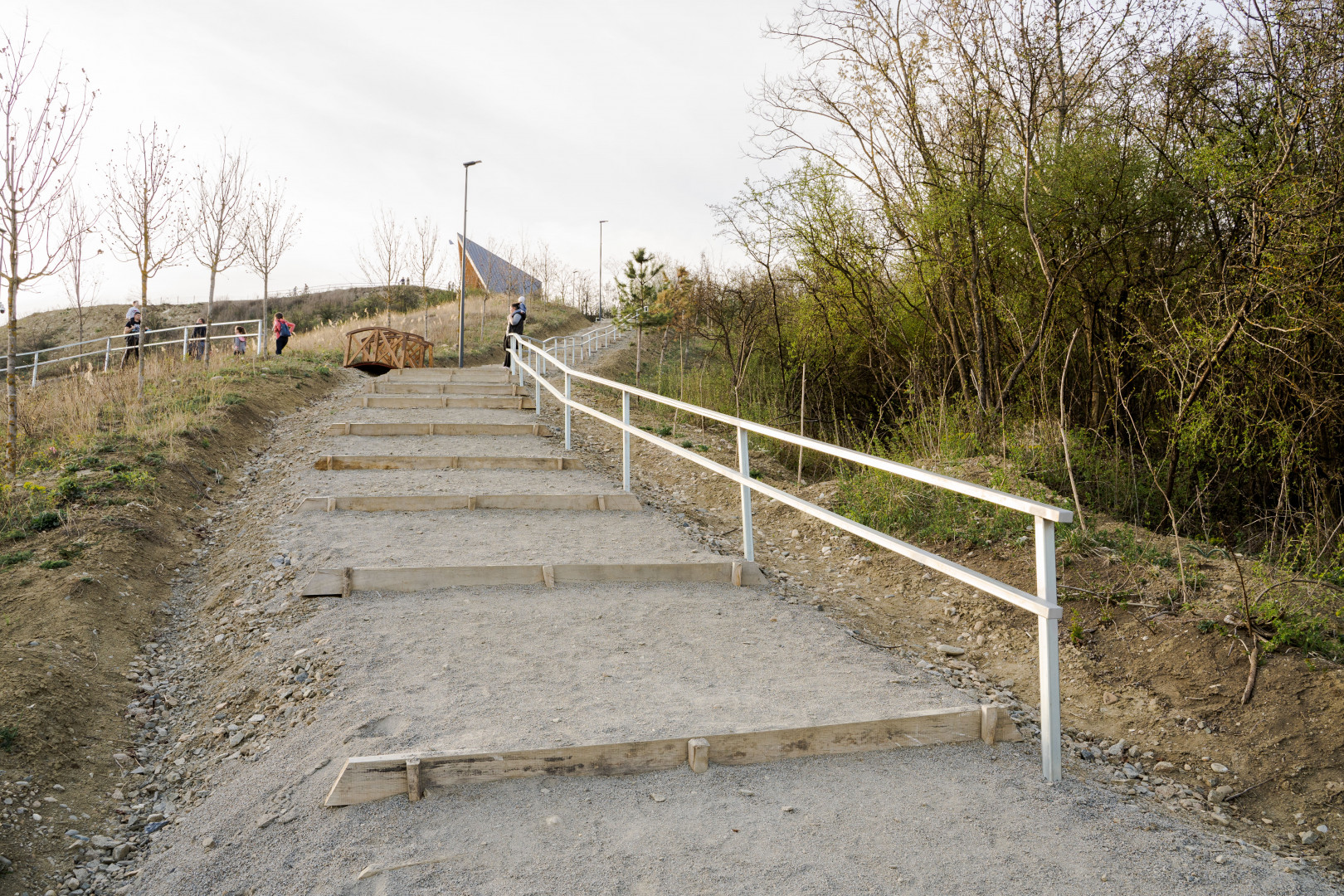 Meredek ezt normális lépcsőnek nevezni, minden esetre ez az út vezet fel a Boc által említett kilátóhoz. – Fotó: Tóth Helga / Transtelex