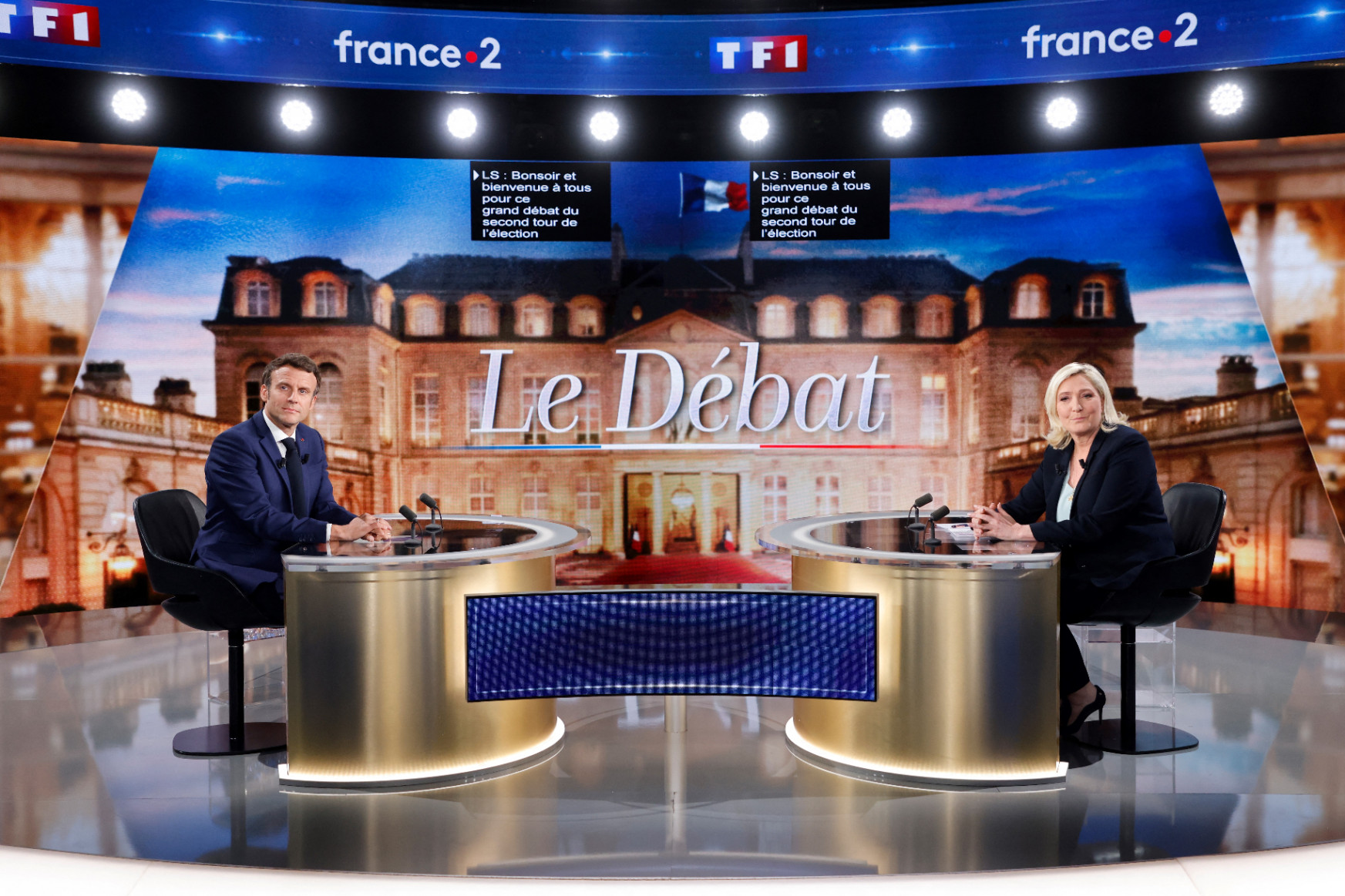 Macron diktálta a tempót a francia elnökjelölti vitán