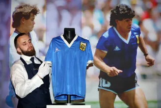 Az első nap négymillió fontot kínáltak Maradona mezéért, amiben gólt ütött az angoloknak