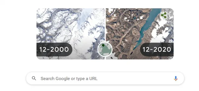 Forrás: Képernyőmentés a Google Föld napi doodle-jéről