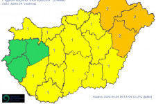 Tavaszi idő lesz, de zivatarok jöhetnek, és több helyen erős szél várható