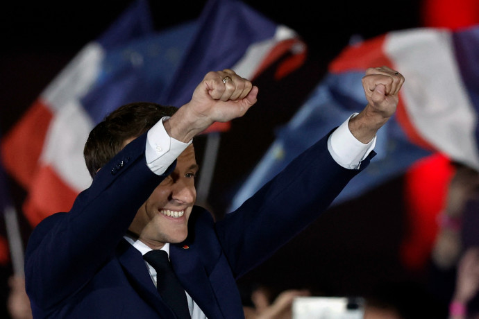 Putyin gratulált Macronnak a választási győzelméhez