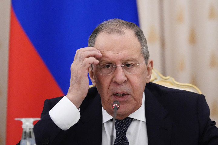 Szergej Lavrov – Fotó: Alekszandr Zemljanyicsenko / MTI / AP
