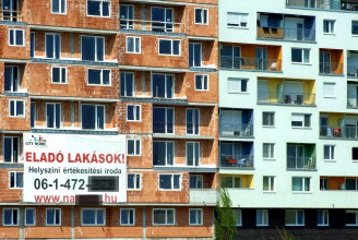 A négyzetméterárak átlagértéke átlépte a 1,3 millió forintot az új építésű lakásoknál Budapesten