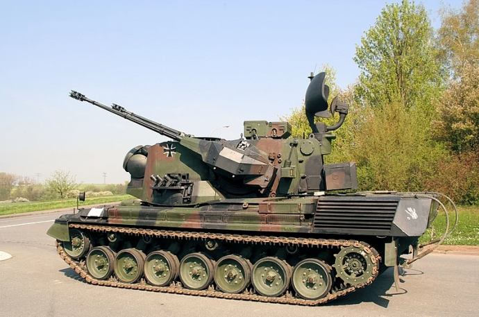 A német hadsereg 1980 és 2010 között használta a Gepard tankokat – Fotó: commons.wikimedia.org