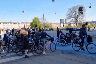 Szó szerint elsírta magát a Kerékpárosklub elnöke, amikor meglátta a reggeli bringás forgalmat Koppenhágában