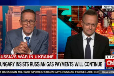 Szijjártó a CNN-en: Nem filozófiai, ideológiai, politikai, hanem fizikai kérdés az ország orosz gázellátása