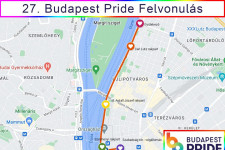 A pesti rakparton vonul idén a Budapest Pride