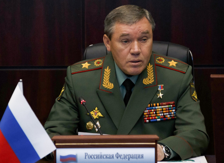 Valerij Geraszimov orosz vezérkari főnök – Fotó: orosz védelmi minisztérium via AFP