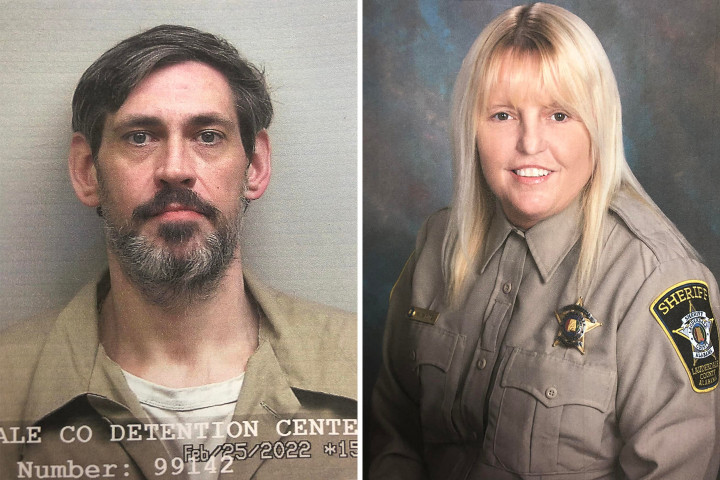Casey White, a fogvatartott gyilkos és Vicki White javítótiszt – Fotó: Lauderdale County Sheriff's Office