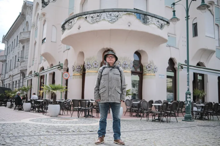 Móra Ferenc Sándor a Telex szegedi tudósítója – Fotó: Bálint András / Szegeder