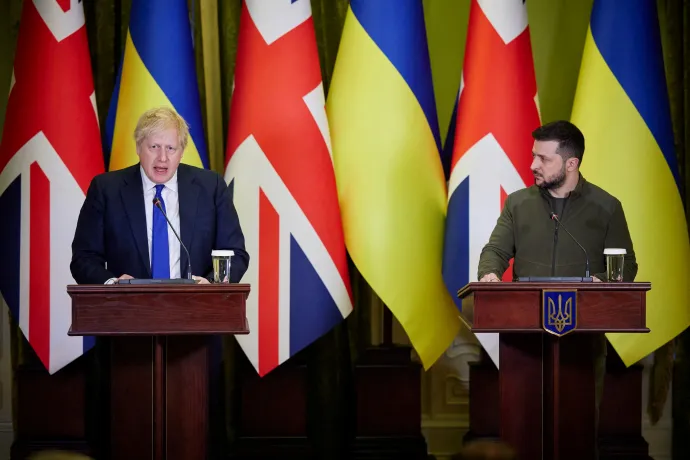 Boris Johnson: Zelenszkij a modern kor egyik legelképesztőbb vezetője