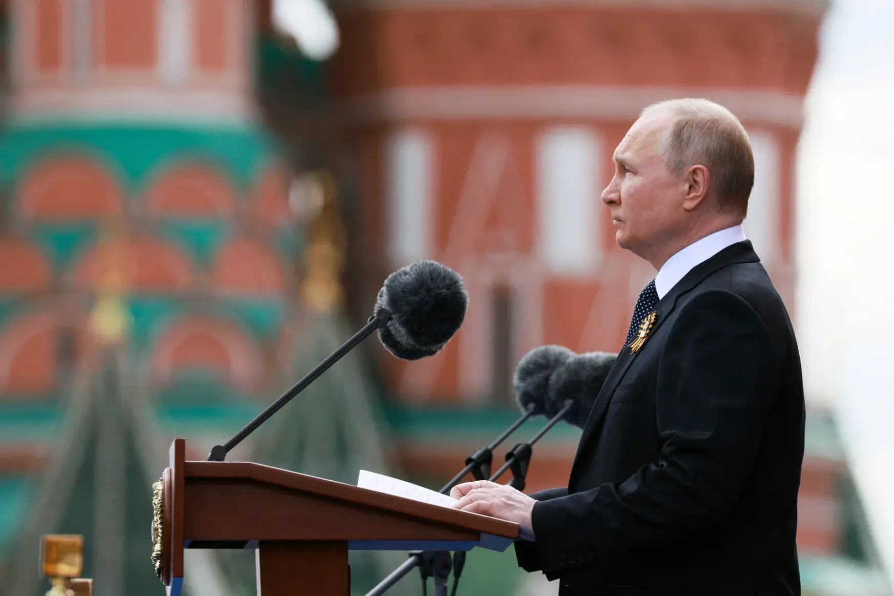 A Nyugat elleni, újabb Nagy Honvédő Háborúvá lett az ukrajnai invázió Putyin ünnepi beszédében