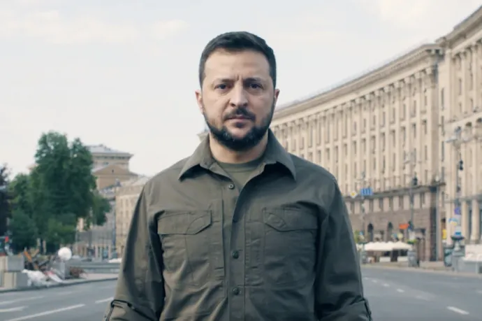 Zelenszkij: A nácizmus hordái jöttek ellenünk, de győzni fogunk