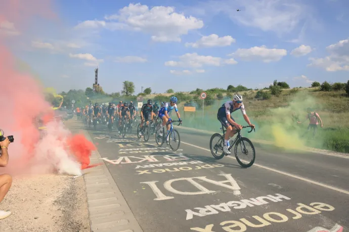 190 kilométeres szökés végén, épphogy a cél előtt csípték el a legjobb magyar bringást a Tour de Hongrie-n
