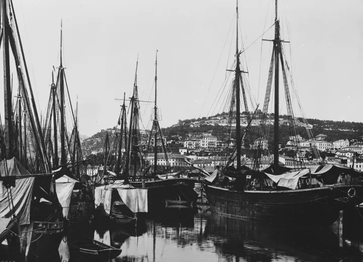 Fiume kikötője 1890 körül – Fotó: Roger Viollet Collection / Getty Images